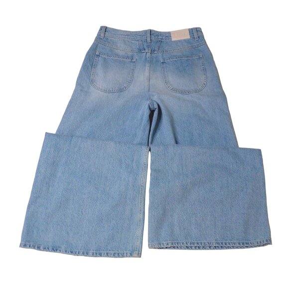 🆕 CLOSED Flared-X Wide Leg High Rise Denim Jeans 31 - Picture 11 of 13